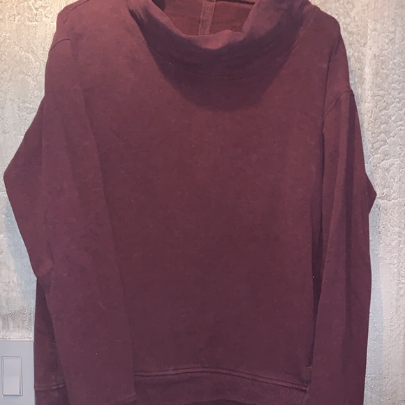 lululemon athletica Tops - Size 12 Lululemon turtleneck sweatshirt maroon